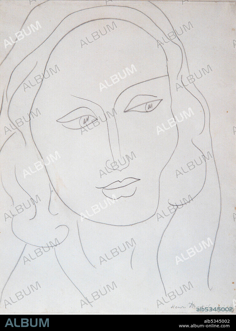 Henri Matisse / 'Dibujo', 1945, siglo XX. Musée d'Art Moderne de Céret.