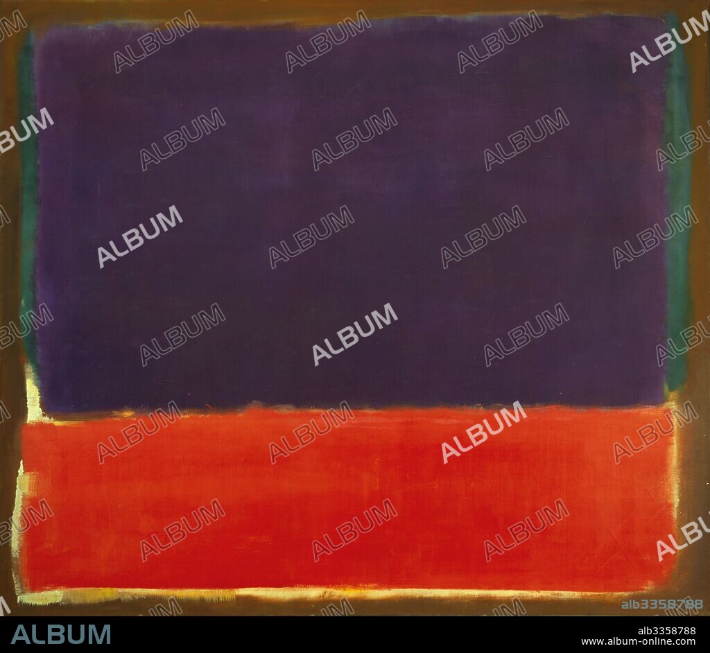MARK ROTHKO. No. 1 (Royal Red and Blue).