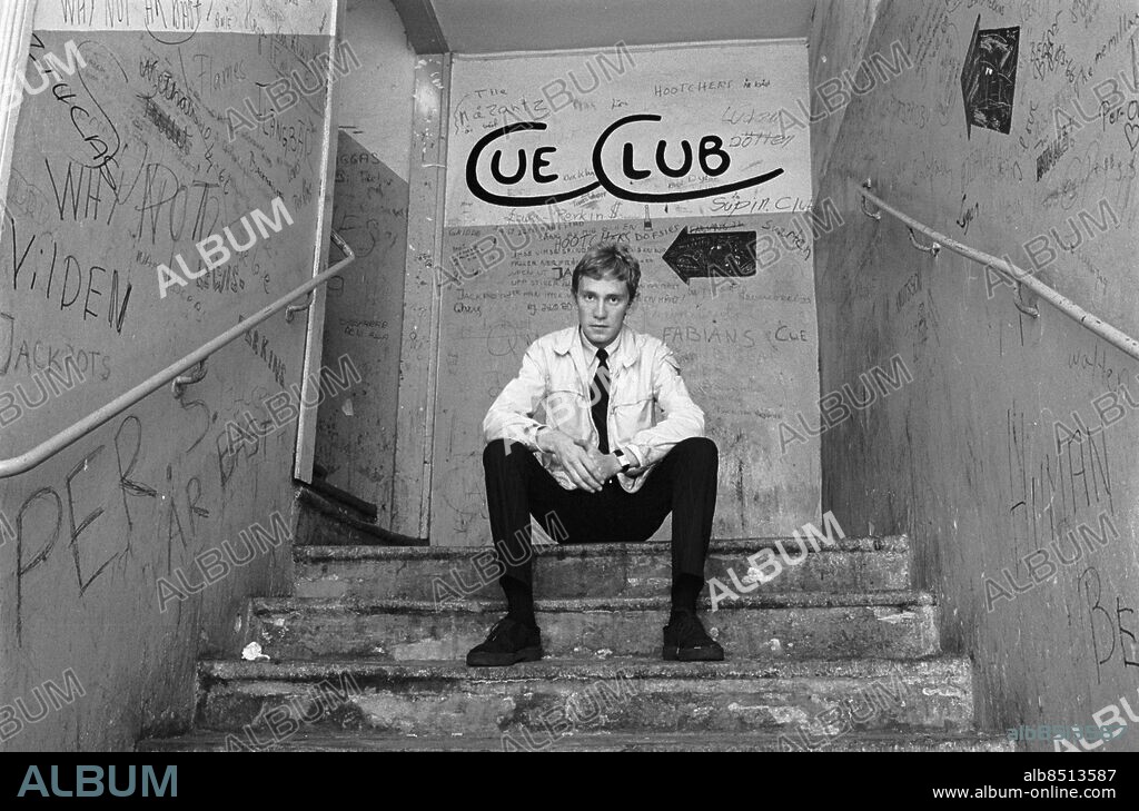 Göteborg 6 augusti 1966. Klubbägaren Styrbjörn Colliander i trappan på Cue Club i Göteborg. Foto: Kamerareportage *** Local Caption *** . KAMERAREPORTAGE.