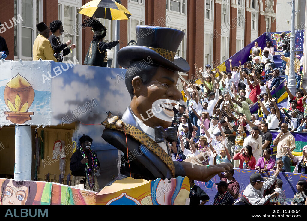 Mardi Gras Parade, New Orleans, Louisiana, a few months after Hurricane Katrina.