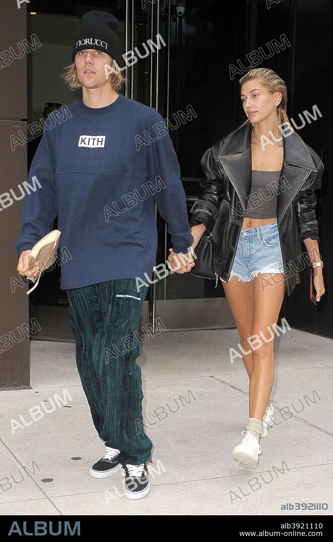 September 14, 2018 - New York City, New York, USA - 9/14/18.Justin Bieber and Hailey Baldwin are seen in New York City..(NYC. 14/09/2018