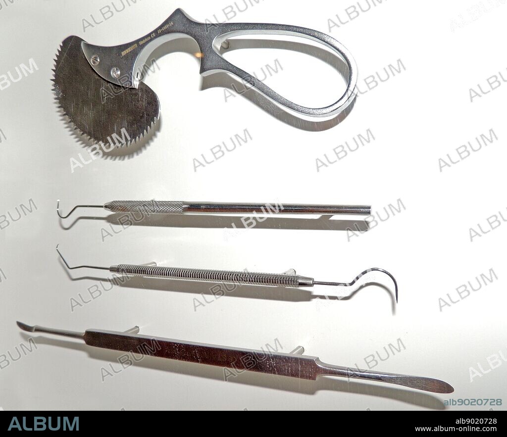 Delicate instruments were developed by al-Zahrawi and others for eye surgery including scalpels, cauteries, retractors, speculums and scissors. The scissors created for eye surgery were amongst the first scissors used anywhere in the world. The scalpels invented by early Islamic surgeons compare in quality with the instruments used today.
