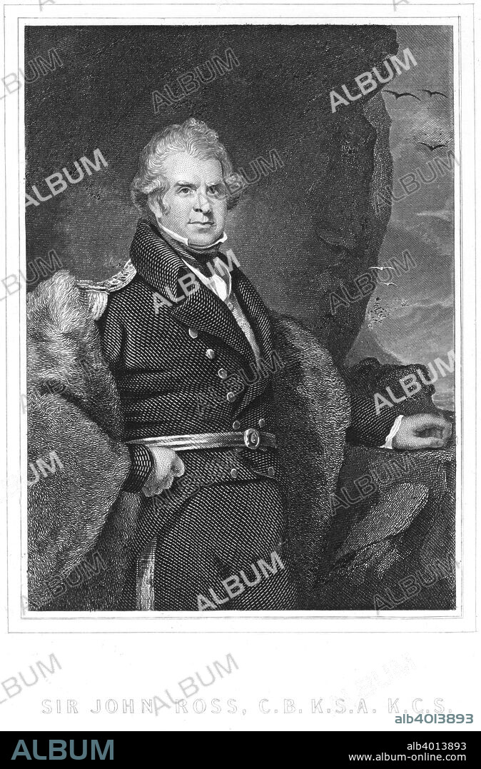 John Ross, British polar explorer and naval officer, 19th century. In 1818 Ross (1800-1862) led an expedition to search for the Northwest Passage. He accompanied William Parry (1790-1855) on Arctic expeditions in 1819-1827, led an Arctic expedition in 1829-1833, an Antarctic expedition in 1839-1843, and commanded the expedition to search for the missing party of John Franklin which set out in 1850.