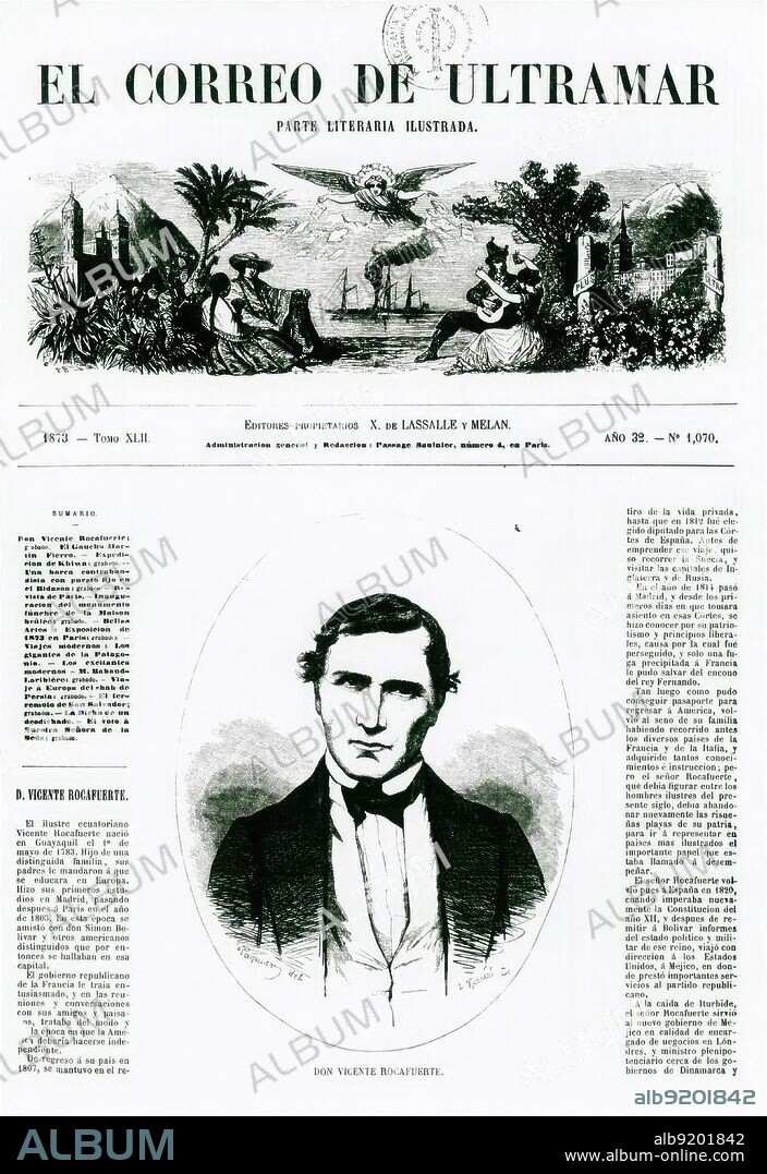 El Correo de Ultramar (París. 1853). Parte literaria ilustrada, 1873.