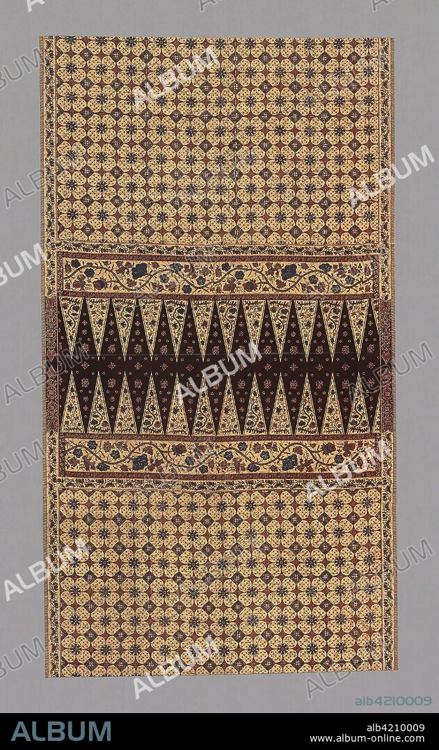 Kain Sarong (Skirt). Indonesia, Java. Date: 1893. Dimensions: 182.7 x 102 cm (71 7/8 x 40 1/8 in.). Batik dyed. Origin: Java.