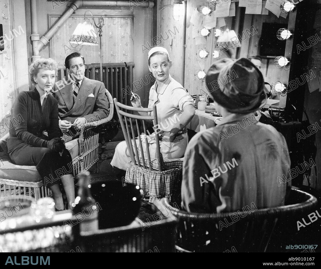 All About Eve is a 1950 American drama film written and directed by Joseph Mankiewicz. Starring Bette Davis as a Broadway star the film tells the story of a young fan - Anne Baxter - who threatens Davis' career and personal life. The film sits on United States' National Film Registry.