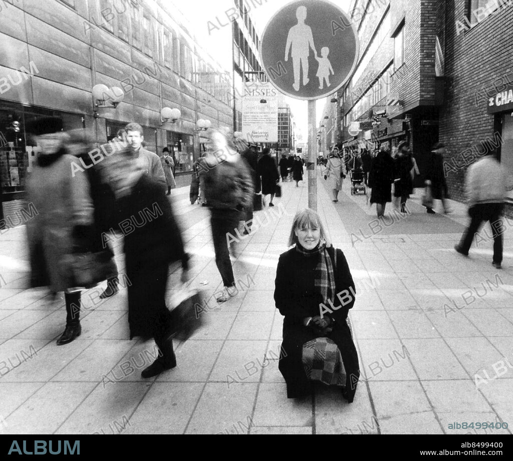 Stockholm 1984-03-16. Politikern Agneta Dreber, Stockholmspartiet . Foto: Dan Hansson / SvD / TT / kod 12014.