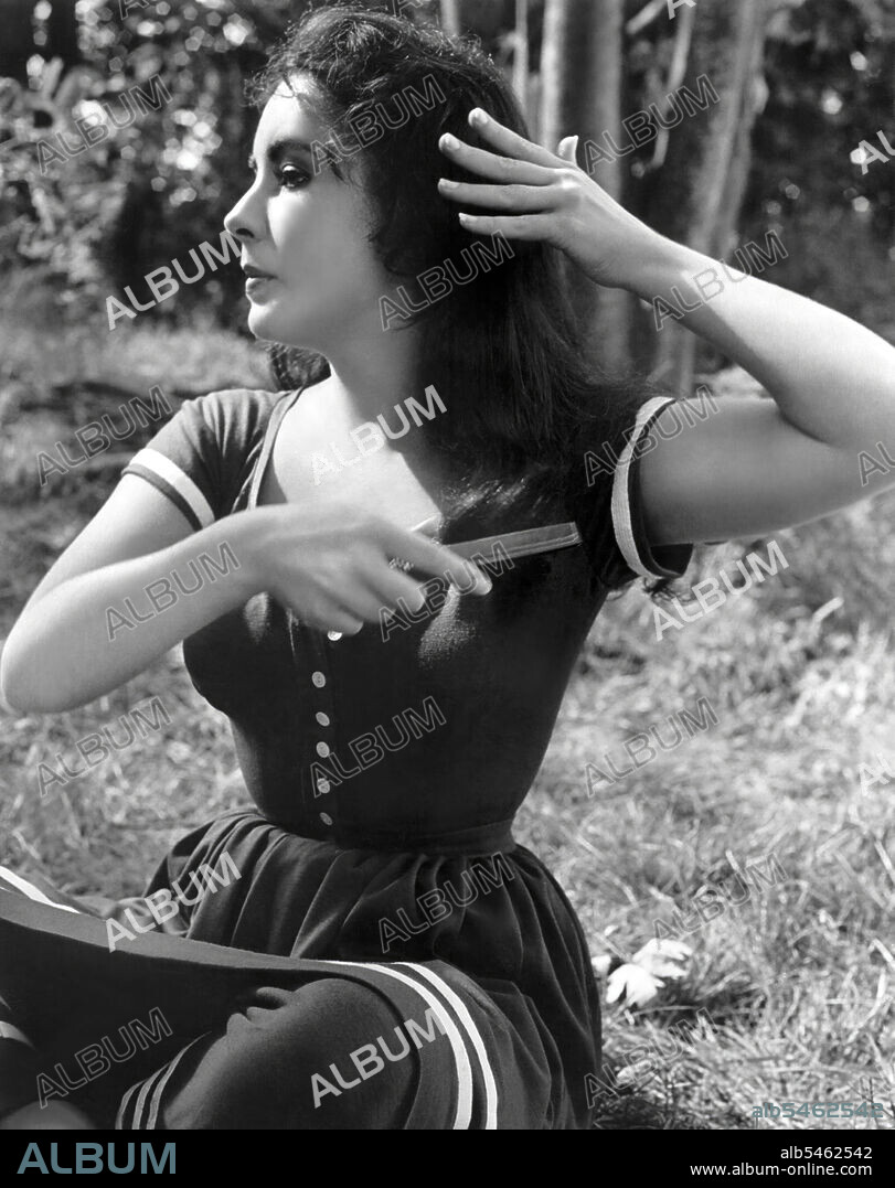 ELIZABETH TAYLOR en EL ÁRBOL DE LA VIDA, 1957 (RAINTREE COUNTY), dirigida por EDWARD DMYTRYK. Copyright M.G.M.