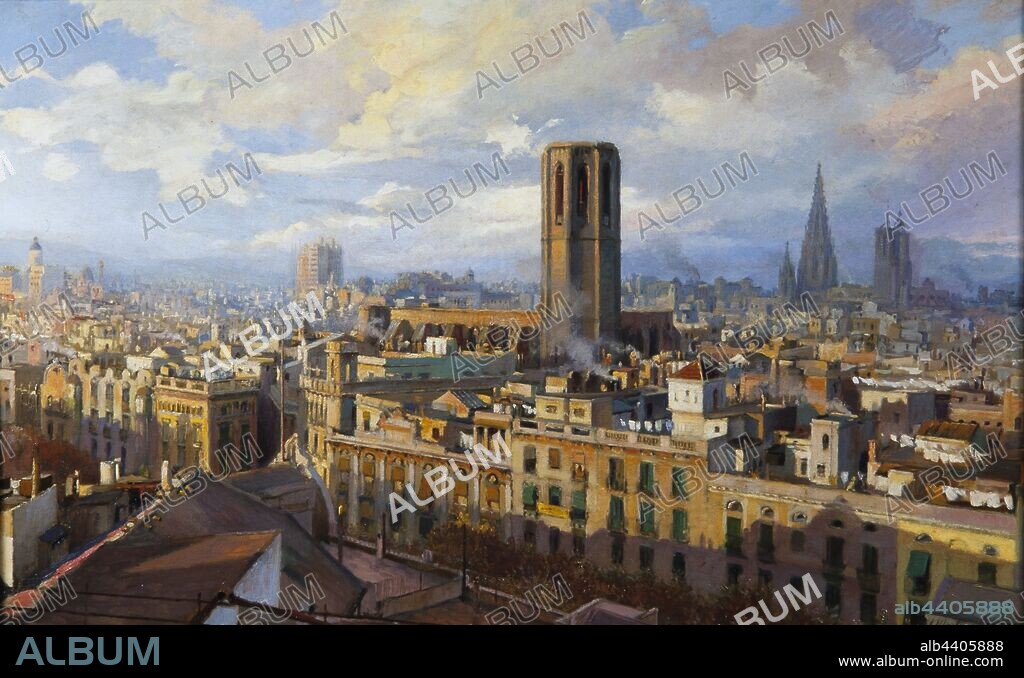 JOSEP MESTRES I CABANES. Josep Mestres Cabanes / 'Barcelona', 1944.