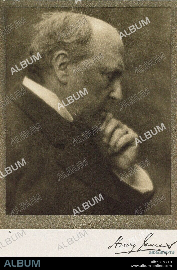 ALVIN LANGDON COBURN. Portrait of the writer Henry James (1843-1916).