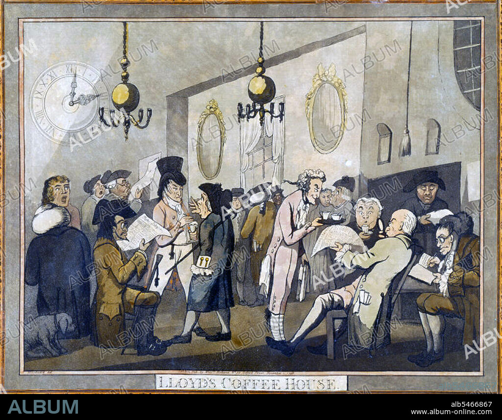 Edward Lloyd (c. 1648–15 February 1713) ran the Lloyd's Coffee House in Lombard Street in the City of London which became a meeting place for merchants and shipowners. From the habit of their members to meet there, Lloyd's Coffee House spawned Lloyd's of London, Lloyd's Register, and Lloyd's List, but not Lloyds Bank.