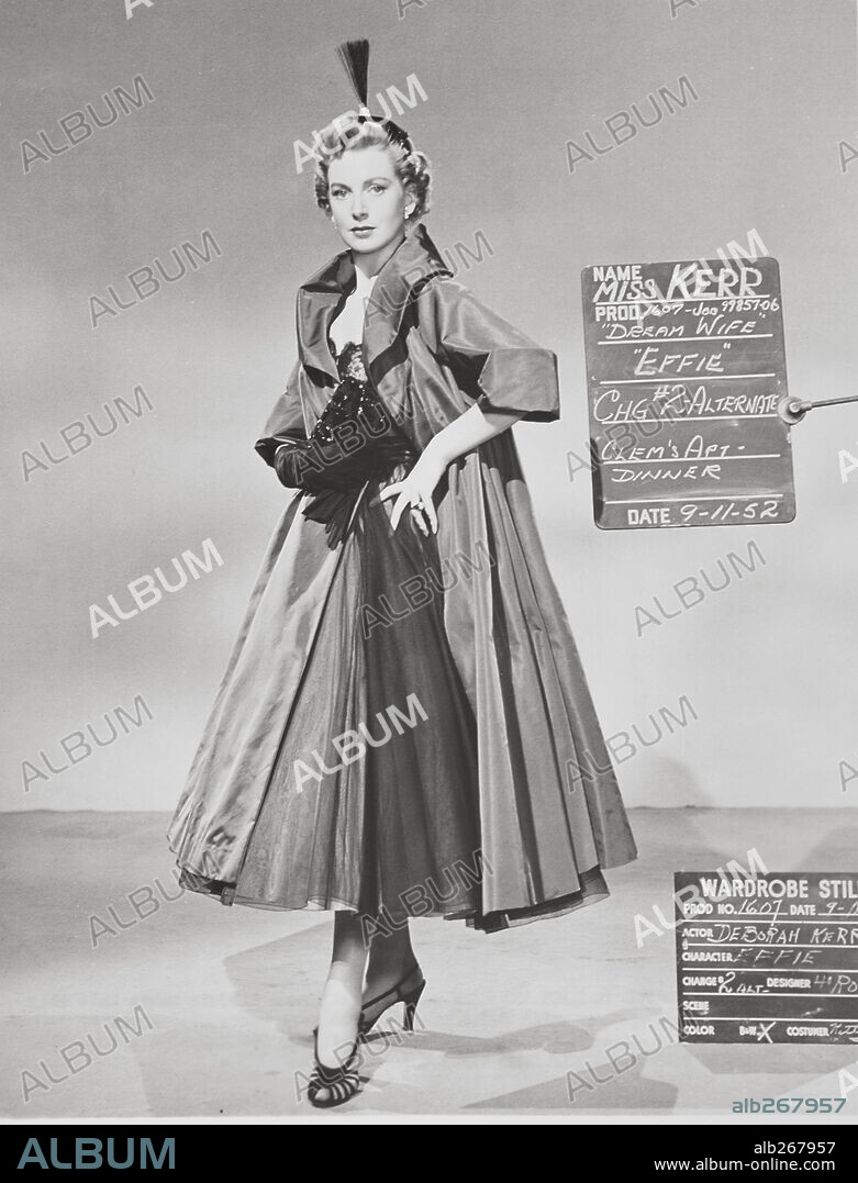 DEBORAH KERR en LA MUJER SOÑADA, 1953 (DREAM WIFE), dirigida por SIDNEY SHELDON. Copyright M.G.M.