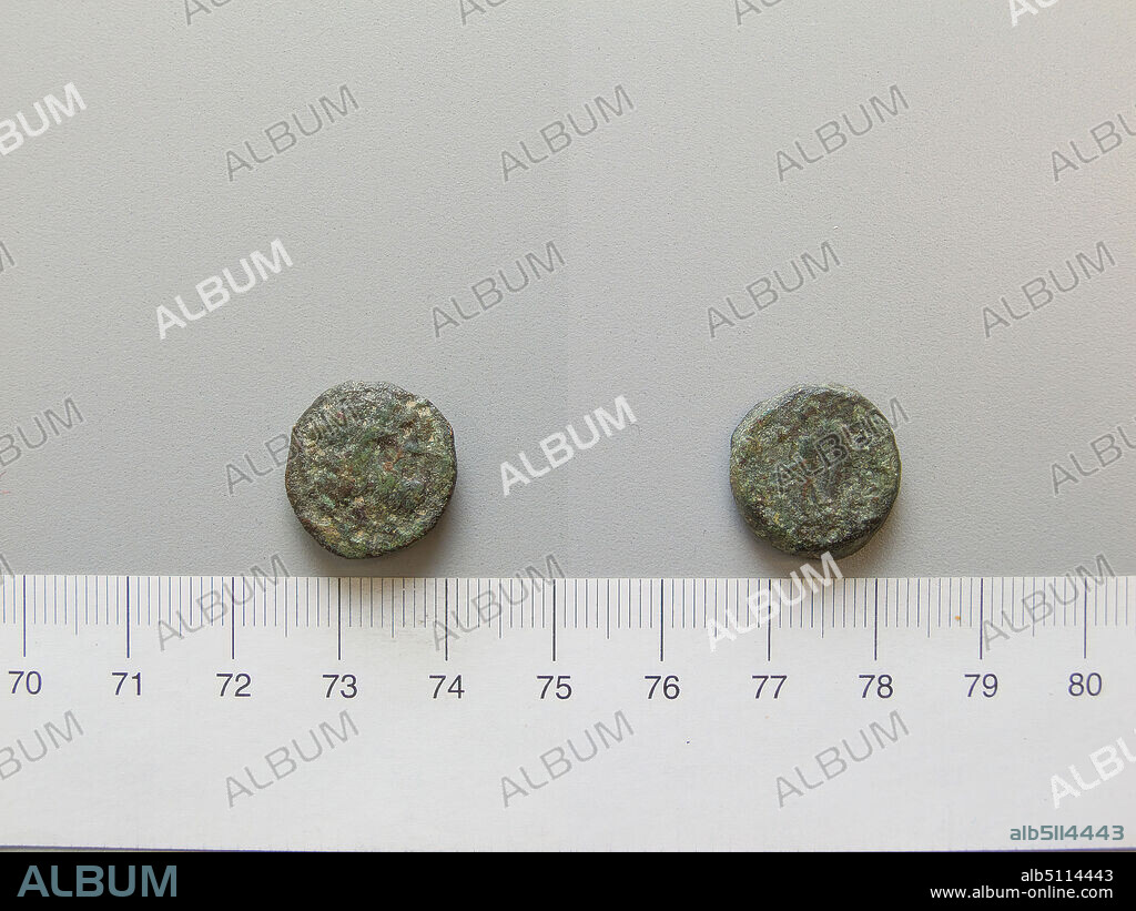 Ruler: Demetrius II Nicator, King of the Seleucid Empire, ca. 160125 B.C., ruled 146139 and 129125 B.C.Mint: Antioch, Coin of Demetrius II Nicator, King of the Seleucid Empire from Antioch, 129128 B.C., Copper, 5.57 g, 12:00, 16.5 mm, Made in Antioch, Syria, Greek, 2nd century B.C., Numismatics.