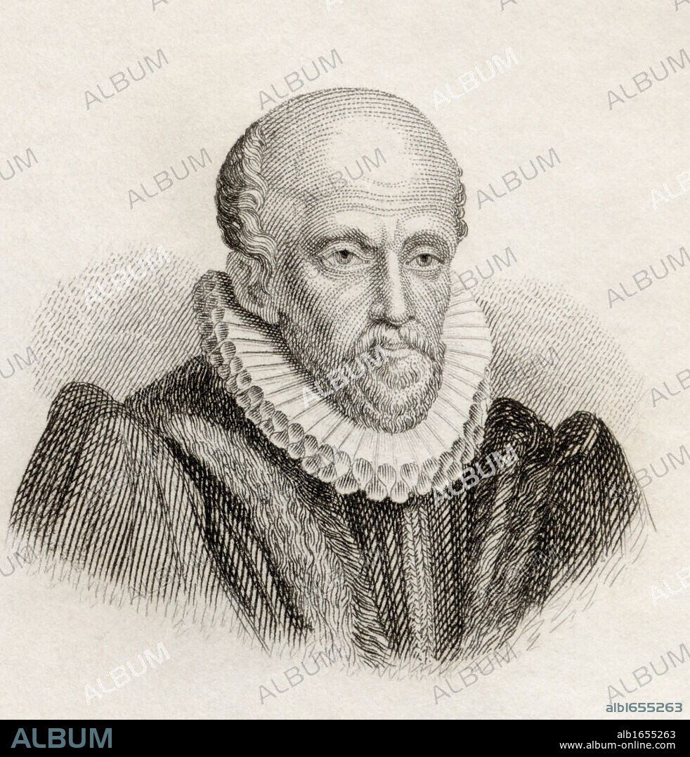 John Stow born circa.1525 died 1605. English historian and antiquarian. From the book Crabbes Historical Dictionary published 1825.