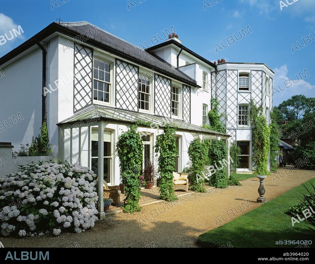 Down House, Downe, Kent, c1990-2010. Rear view of the house from the garden. Down House is the former home of the English naturalist Charles Darwin and his family.