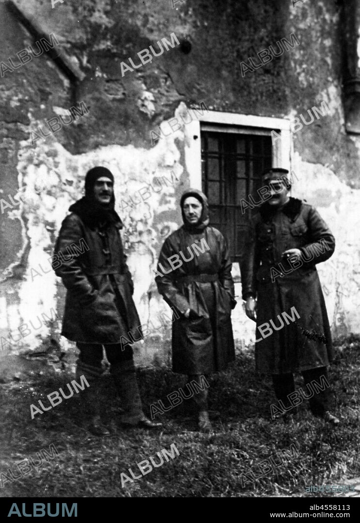 Luigi rizzo. gabriele d'annunzio. costanzo ciano. beffa di buccari. 1918.