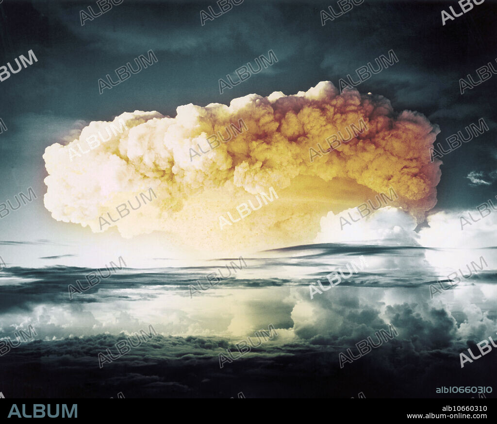 Two minutes after Zero Hour, the cloud rose to 40,000 feet. Ten minutes later, as it neared its maximum, the cloud stem had pushed upward about 25 miles, deep into the stratosphere. The mushroom portion went up to 10 miles, and spread for 100 miles. Operation Ivy was the eighth series of American nuclear tests. Its purpose was to help upgrade the U.S. arsenal of nuclear weapons in response to the Soviet nuclear weapons program. The two explosions were staged in late 1952 at Eniwetok Atoll in the Pacific Proving Ground in the Marshall Islands. The first Ivy shot, Mike, was the first successful full-scale test of a multi-megaton thermonuclear weapon (hydrogen bomb) using the Teller-Ulam design. Unlike later thermonuclear weapons, Mike used deuterium as its fusion fuel, maintained as a liquid by an expensive and cumbersome cryogenic system. It was detonated on Elugelab Island on October 31, 1952, yielding 10.4 megatons, almost 500 times the yield of the bomb dropped on Nagasaki. Eight megatons of the yield was from fast fission of the uranium tamper, creating massive amounts of radioactive fallout. The detonation left an underwater crater 6,240 feet wide and 164 feet deep where Elugelab Island had been.