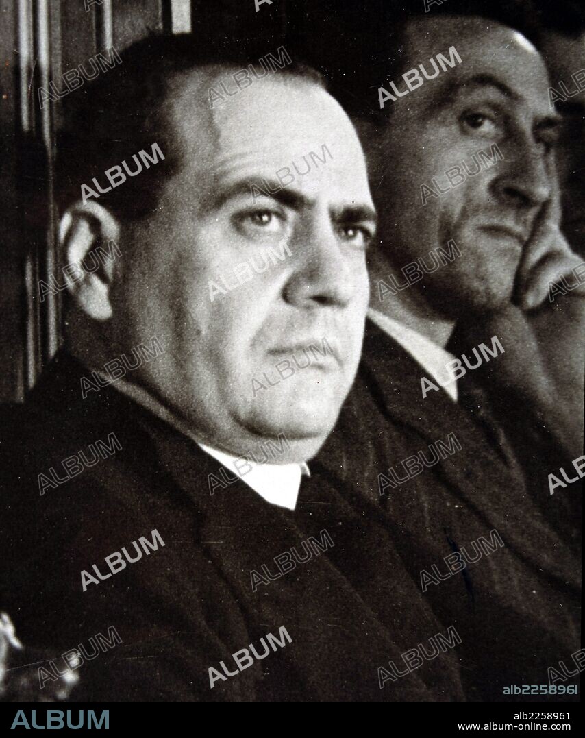 NEGRIN , JUAN. POLITICO ESPAÑOL. LAS PALMAS 1892 - 1956. REPRODUCCION FOTO.