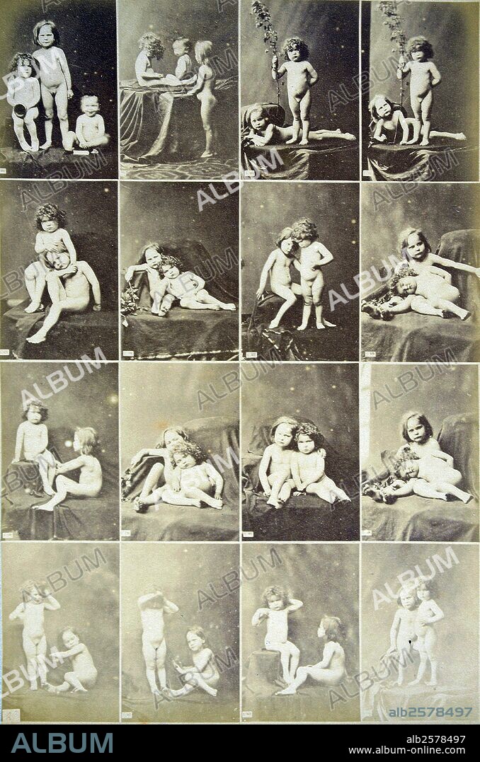Desnudos infantiles en una serie de 16 fotografías.