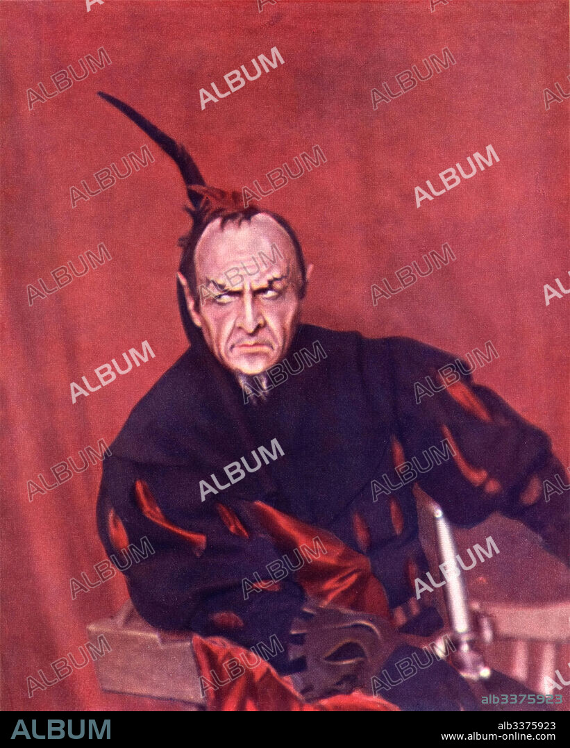 SERGEY MIKHAYLOVICH PROKUDIN-GORSKY. Feodor Chaliapin as Mephistopheles in the opera Faust by Charles Gounod.