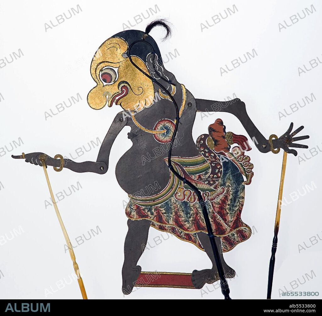 In Javanese wayang (shadow puppets), the panakawan or panakavan (phanakavhan) are the clown servants of the hero. There are four of them – Semar (also known as Ki Lurah Semar), Petruk, Gareng and Bagong. Semar is the personification of a deity, sometimes said to the be the dhanyang or guardian spirit of the island of Java. In Javanese mythology, deities can only manifest themselves as ugly or otherwise unprepossessing humans, and so Semar is always portrayed as short and fat with a pug nose and a dangling hernia. His three companions are his adopted sons, given to Semar as votaries by their parents. Petruk is portrayed as tall and gangling with a long nose, Gareng as short with a club foot and Bagong as obese. Wayang is a Javanese word for particular kinds of theatre (literally 'shadow'). When the term is used to refer to kinds of puppet theatre, sometimes the puppet itself is referred to as wayang. Performances of shadow puppet theatre are accompanied by gamelan in Java. UNESCO designated Wayang Kulit, a shadow puppet theatre and the best known of the Indonesian wayang, as a Masterpiece of Oral and Intangible Heritage of Humanity on 7 November 2003.
