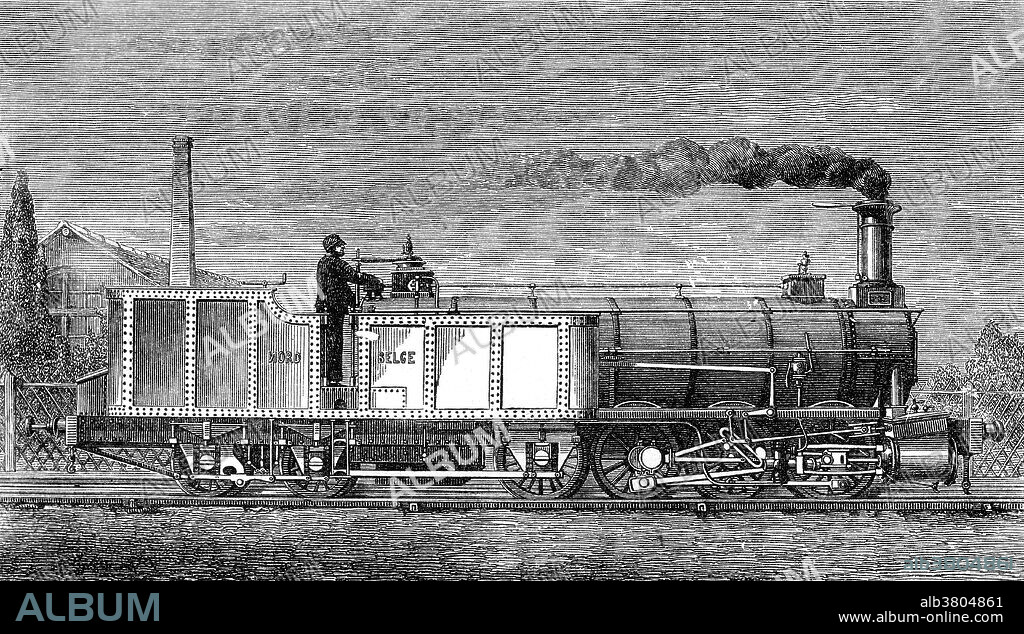 The Semmering Railway, opened in 1854, was one of the first true mountain railways, traversing a section of the Austrian Alps. It was characterized by steep gradients and sharp curves. To work this railway a new design of locomotive was developed. A competition was held to decide which locomotives would be bought for operation on the Semmering Railway. The Engerth locomotive was a type of early articulated steam locomotive designed by Wilhelm Freiherr von Engerth. An articulated locomotive is a steam locomotive with one or more engine units which can move independent of the main frame, to allow a longer locomotive to negotiate tighter curves. Articulated locomotives are generally used either on lines with extreme curvature to allow very large locomotives to run on railways with regular track curvature. Sixteen Engerth locomotives were supplied to the Semmering Railway between November 1853 and May 1854.