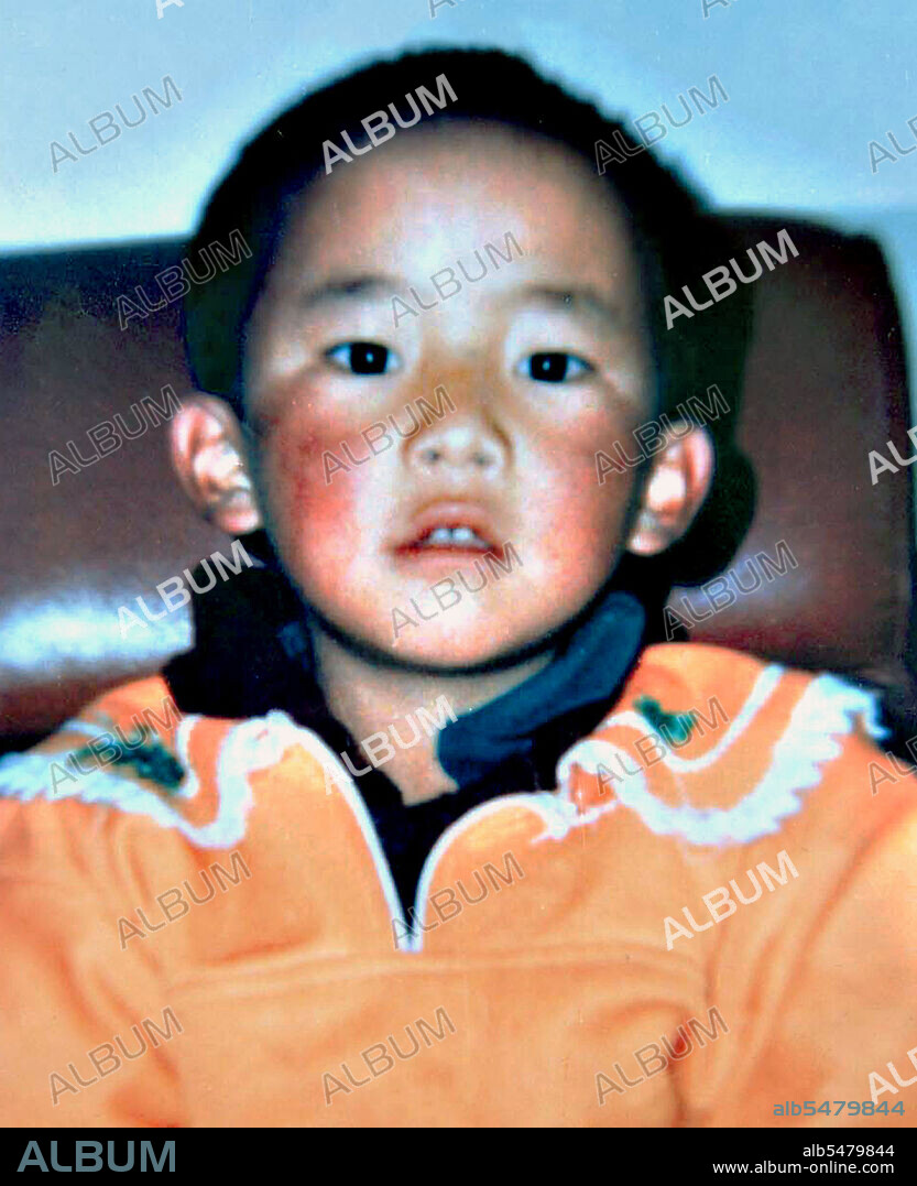The present (11th) incarnation of the Panchen Lama is a matter of controversy: the People's Republic of China asserts it is Qoigyijabu (Gyancain Norbu), while the current Dalai Lama, Tenzin Gyatso (Bstan-'dzin Rgya-mtsho), named Gedhun Choekyi Nyima on May 14, 1995. The latter vanished from public eye shortly after being named. Chinese authorities state that Gedhun Choekyi Nyima has been taken into protective custody, but there is no information regarding from what, or from whom, he must be protected, where he is being held, or under what conditions. (Photo by: Central Tibetan Administration/Pictures From History/Universal Images Group via Getty Images).