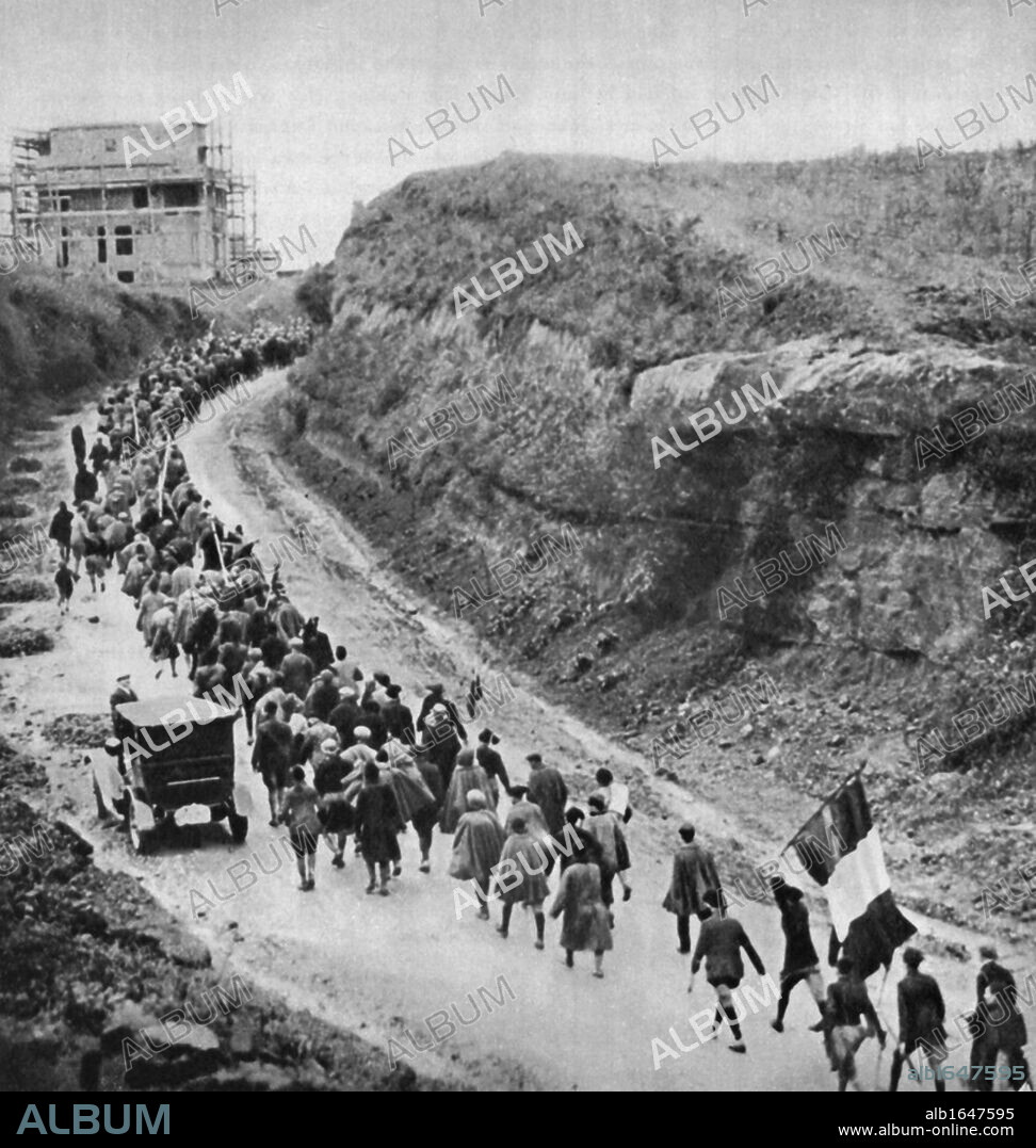 The March on Rome, a coup d'etat by which Mussolini's National Fascist Party (Partito Nazionale Fascista, or PNF) came to power in the Kingdom of Italy. It took place from October 27 to October 29, 1922.