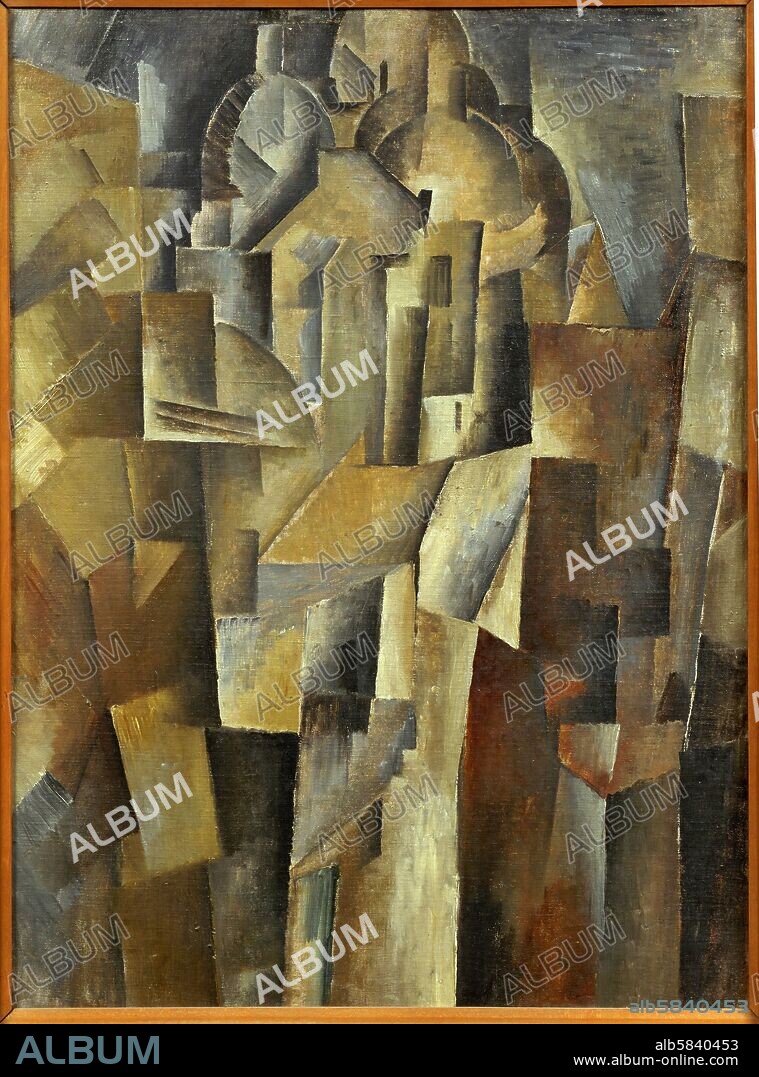 GEORGES BRAQUE. Le Sacre Coeur de Montmartre,1910.