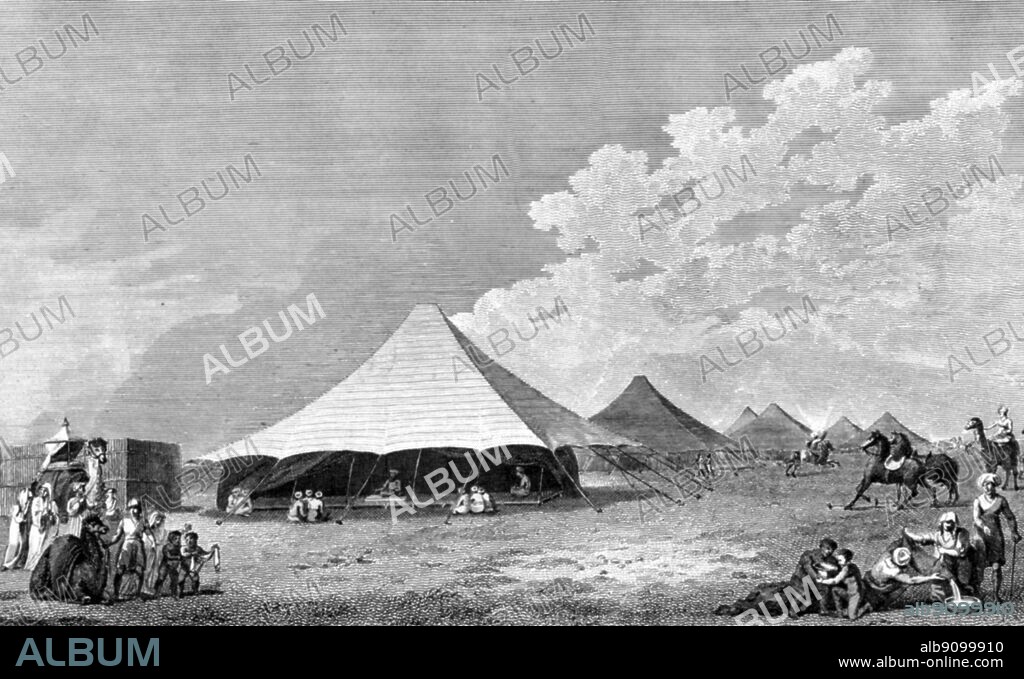 The Moors' camp where Mungo Park (1771-1806), Scottish African explorer and surgeon, was kept prisoner for four months. The African Adventure - A History of Africa's Explorers by Timothy Severin, page 93.