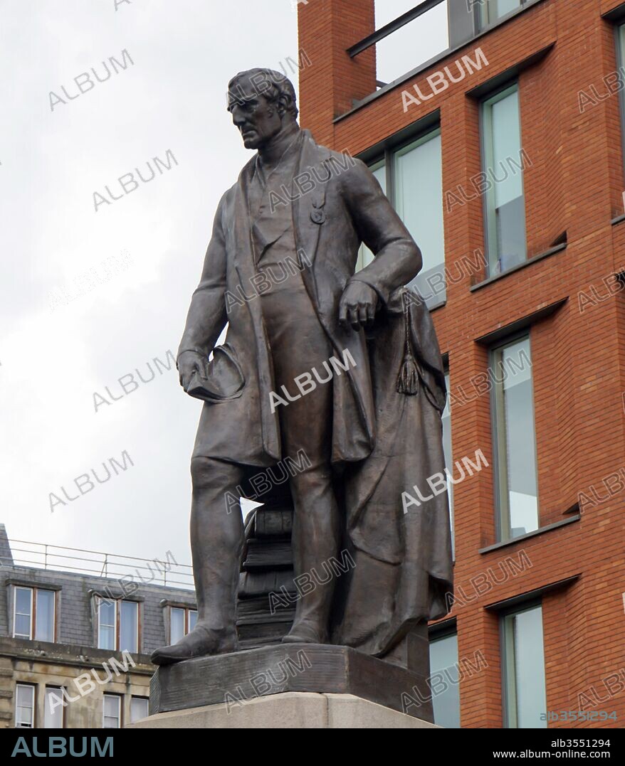 Statue to the Duke of Wellington, in Piccadilly Gardens, Manchester, England. by Matthew Noble. (1855/6). Field Marshal Arthur Wellesley, 1st Duke of Wellington (1 May 1769 – 14 September 1852), was an Anglo-Irish soldier and statesman.