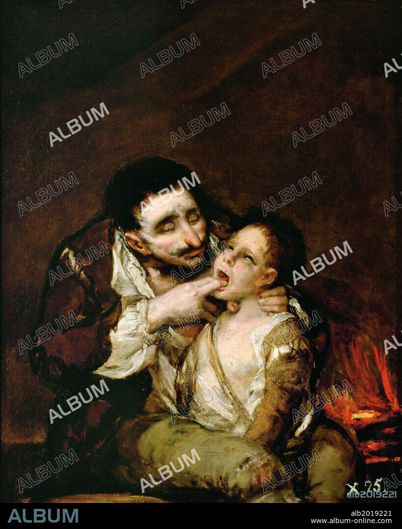 Francisco de Goya / 'El Lazarillo de Tormes', hacia 1808-1810, Óleo sobre lienzo, 80 × 65 cm.