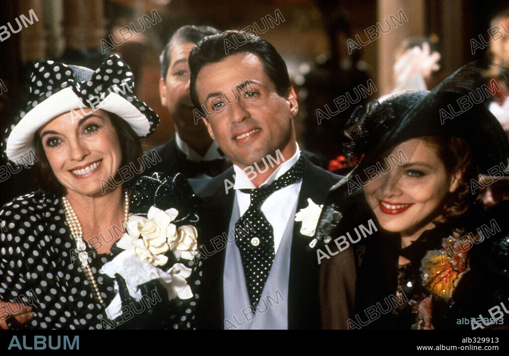 LINDA GRAY, ORNELLA MUTI und SYLVESTER STALLONE in OSCAR - VOM REGEN IN DIE TRAUFE, 1991 (OSCAR), unter der Regie von JOHN LANDIS. Copyright TOUCHSTONE PICTURES.