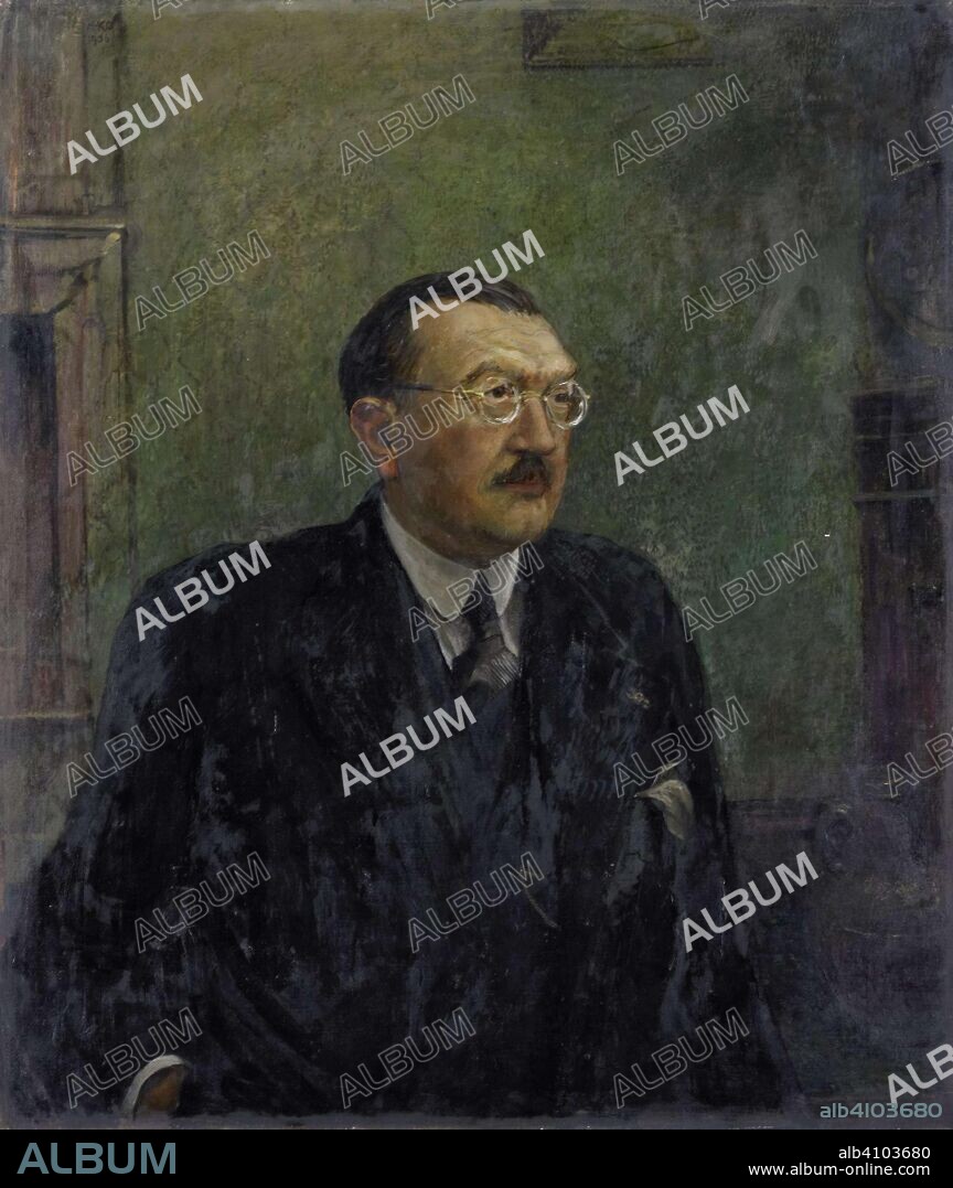 HARM KAMERLINGH ONNES. Frederik Schmidt-Degener (1881-1941),  Director-General of the Rijksmuseum, Amsterdam (1922-41). Dating: 1936. Place: Netherlands. Measurements: h 96.5 cm × w 83.5 cm; d 4.2 cm.