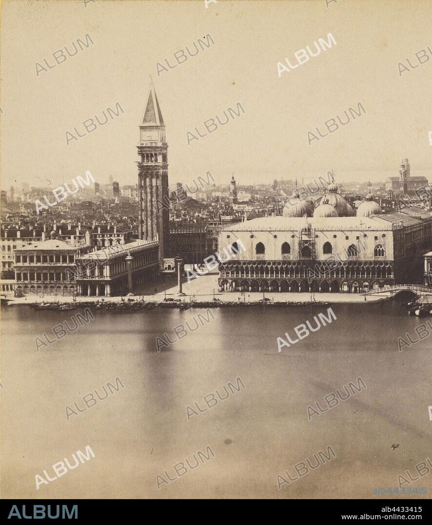 Panorama verzo il Molo, Venezia, Carlo Naya (Italian, 1816 - 1882), about 1870, Albumen silver print.