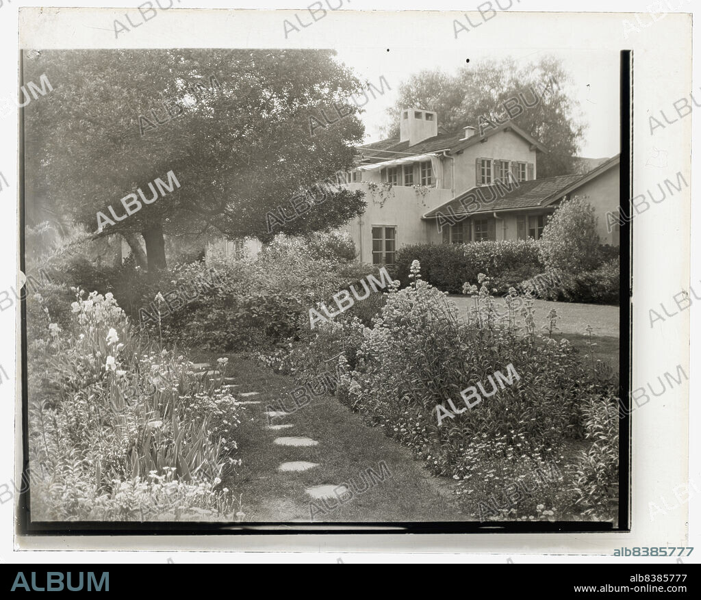 FRANCES BENJAMIN JOHNSTON. Charles Francis Paxton house, 1160 South Orange Grove Boulevard, Pasadena, California, 1923. House Architecture: Reginald Davis Johnson, completed 1919.