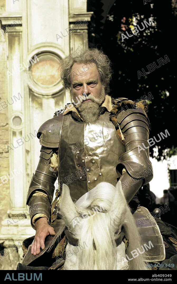 JUAN LUIS GALIARDO en EL CABALLERO DON QUIJOTE, 2002, dirigida por MANUEL GUTIERREZ ARAGON. Copyright GONAFILM.