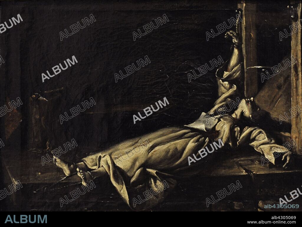 José María Rodríguez de Losada (1826-1896). Pintor español. Una mártir, ca.1870. Óleo sobre lienzo. Museo del Romanticismo. Madrid. España.