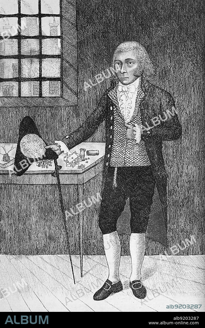 William Brodie (1741-1788), known as Deacon Brodie, was a Scottish cabinet-maker, deacon of a trades guild, and Edinburgh city councillor, who maintained a secret life as a housebreaking thief in order to fund his gambling habit. The dichotomy between Brodie's respectable and criminal sides inspired Robert Louis Stevenson's The Strange Case Of Dr. Jekyll And Mr. Hyde (1886). Illustration by William Creech, 1788.