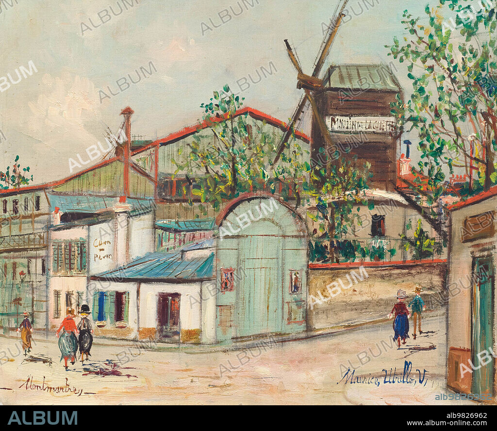 MAURICE UTRILLO. Le Moulin de la Galette.