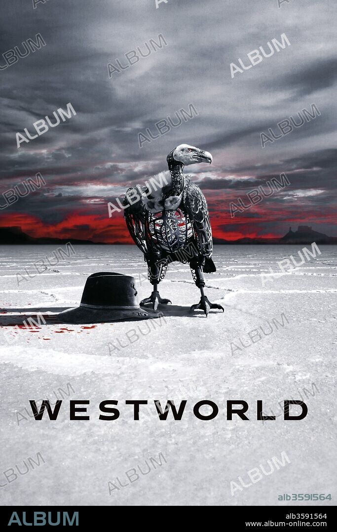 Poster of WESTWORLD, 2016, directed by JONATHAN NOLAN. Copyright WARNER BROS. TELEVISION.