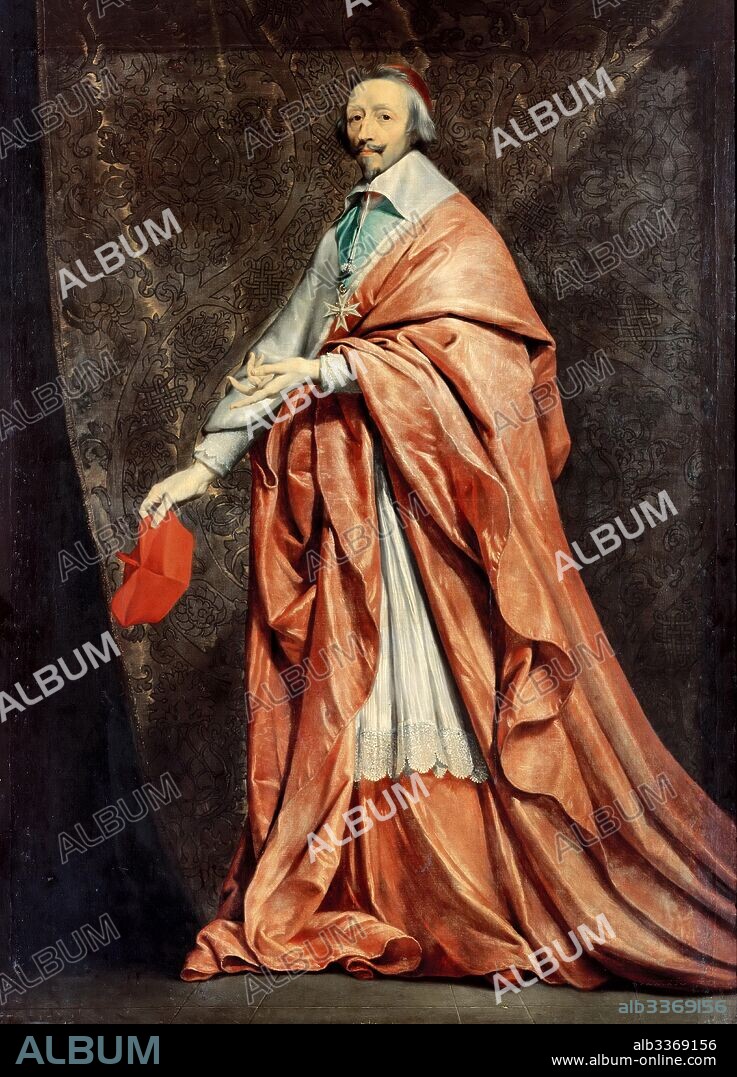PHILIPPE DE CHAMPAIGNE. Cardinal de Richelieu.