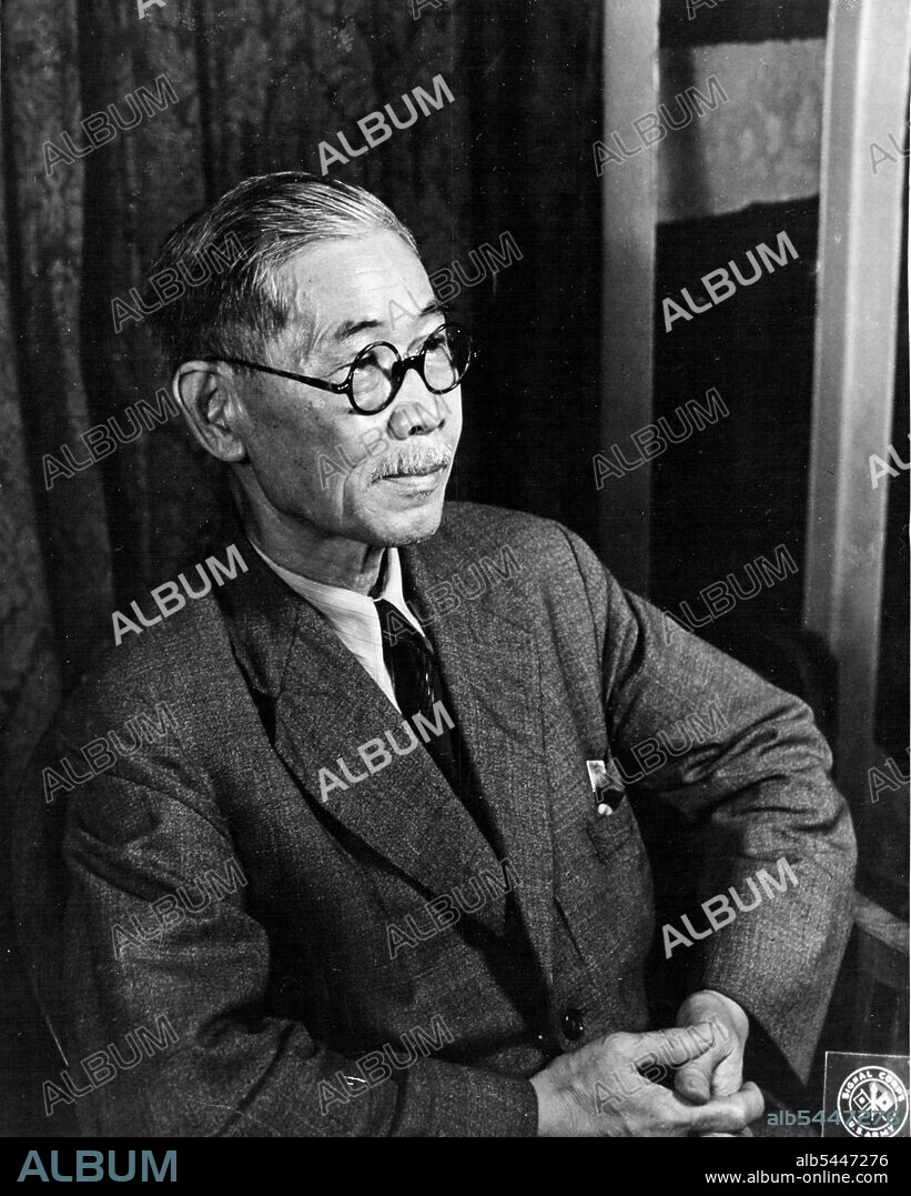 Alleged Major Japanese War Criminal : Shigenori Togo, who was Foreign Minister under Tojo from October 1941 to March 1942, and under Suzuki in 1945, is one of the 25 alleged major Japanese War criminals on trial at the International Military Tribunal For the Far East in Tokyo, Japan. August 25, 1947. (Photo by McDonald, U.S. Army Signal Corps).