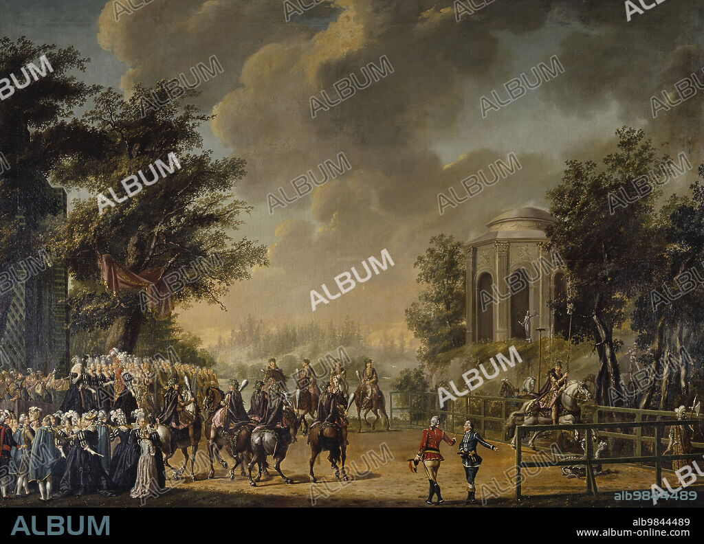 PER HILLESTROM. Tournament at the Fête de Diane.