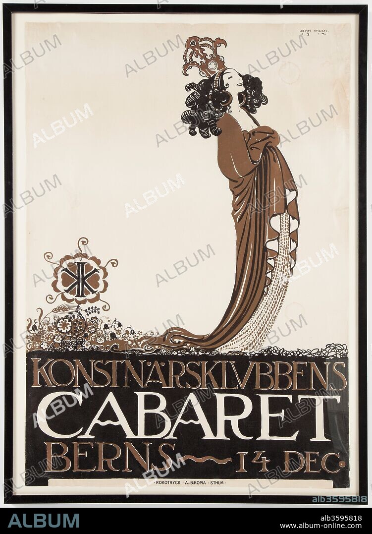 JOHN BAUER. Artist Club Cabaret Berns.