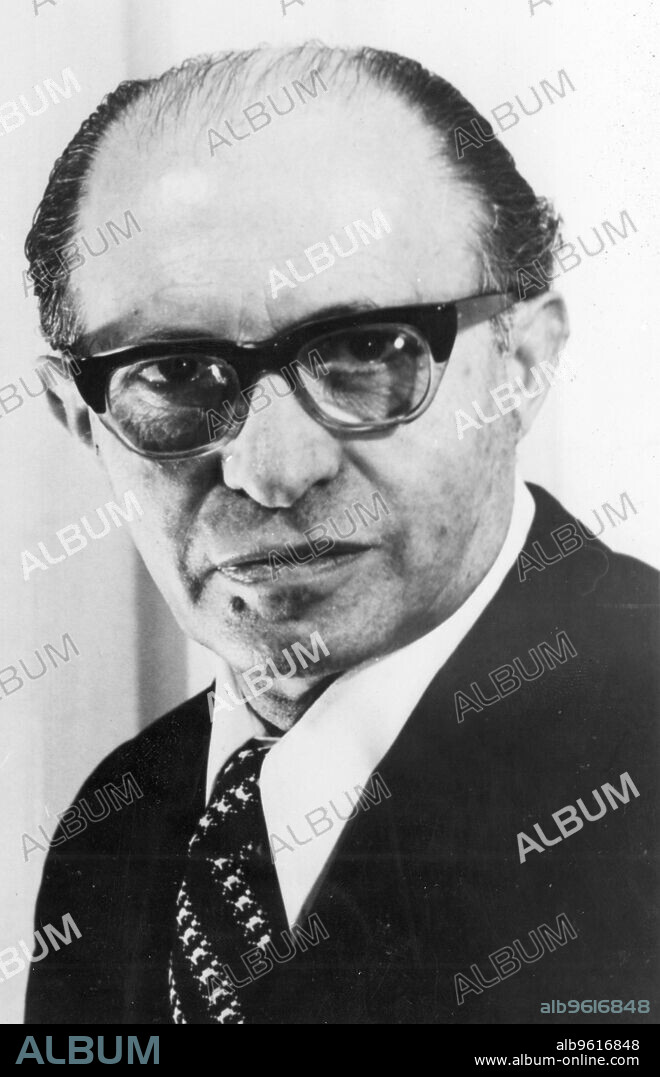 Menachem Begin (1913-1992), Polish-born Israeli statesman, 1978. In the 1940s Begin was leader of the Irgun, a paramilitary organisation fighting for the establishment of an independent Jewish state in Palestine. In 1946 he ordered the bombing of the King David Hotel in Jerusalem, a terrorist attack that killed 91 people. Begin became the 6th Prime Minister of Israel in 1976. The following year he negotiated the Camp David Accords with President Anwar El Sadat of Egypt, which led to the historic Israel-Egypt Peace Treaty signed in 1979. For their efforts, Begin and Sadat shared the Nobel Peace Prize in 1978. Begin retired from politics in 1983, disillusioned with the war in Lebanon ordered by him the previous year to make northern Israel safe from cross-border terrorist attacks. Photograph courtesy of The Nobel Foundation.