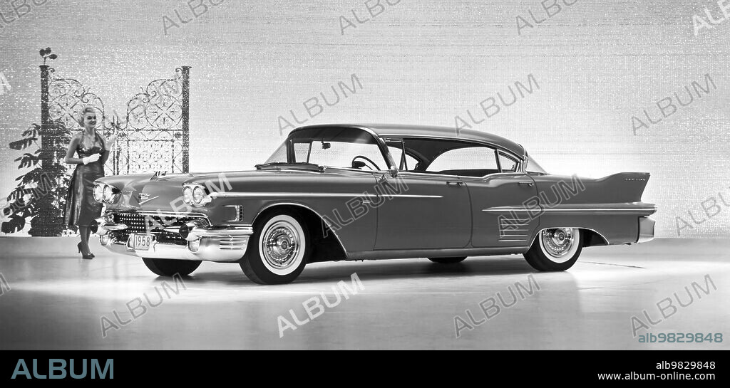 United States 1958, The 1958 Cadillac Series 62 Sedan.