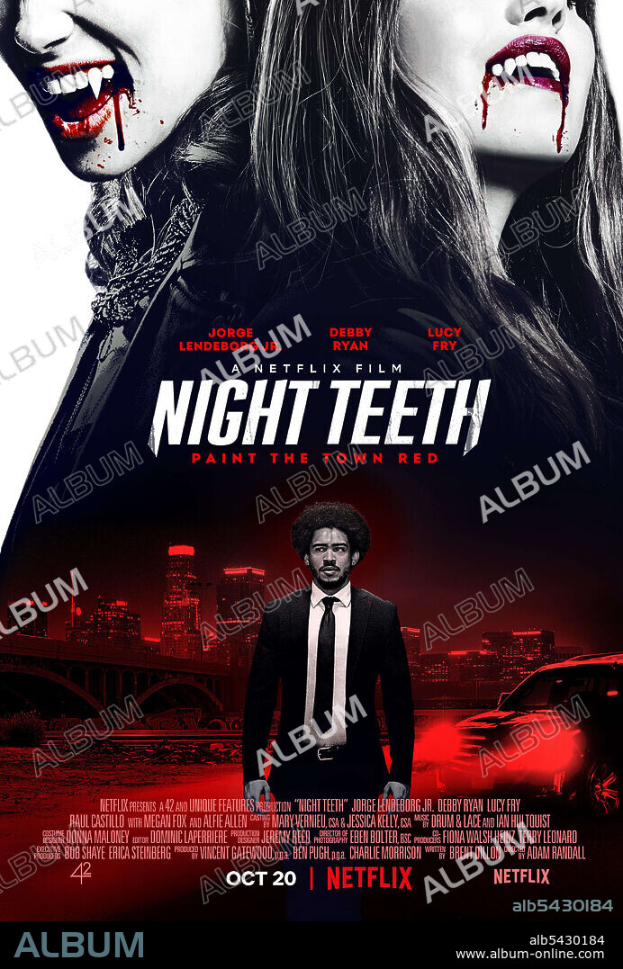 Poster of NIGHT TEETH, 2021, directed by ADAM RANDALL. Copyright 42 / Unique Features.
