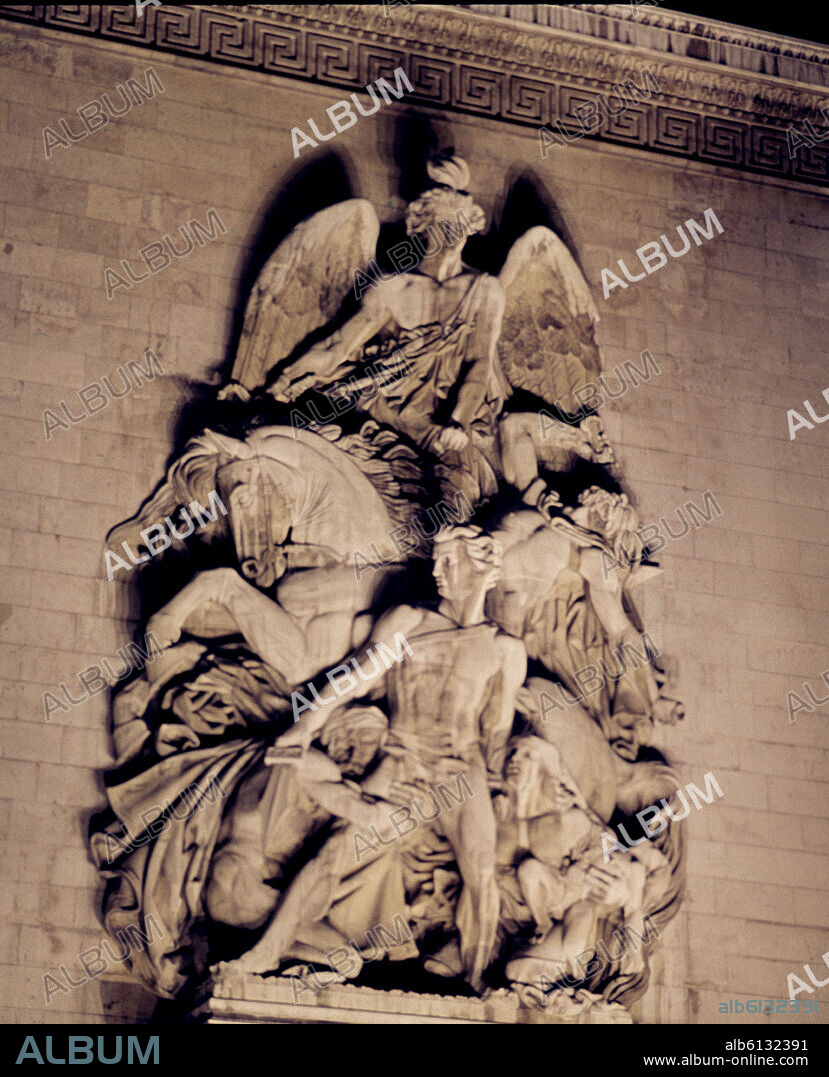 FRANÇOIS RUDE (1784-1855). DETALLE ALTORRELIEVE ARCO DE TRIUNFO.