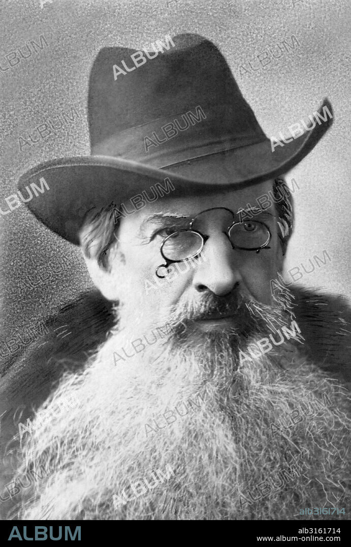 Russia: 1875 A portrait of lawyer, philanthropist, financier and father-in-law of Alexander Graham Bell, Gardiner Green Hubbard while on a trip to Russia. He was also the first president of the National Geographic Society and was the first president of the Bell Telephone Company .